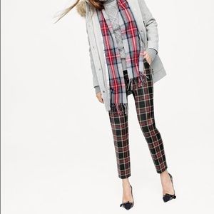 J.crew Martie pants in stewart paid wool size 2